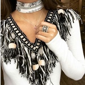 Fringe collar by atelier SYP